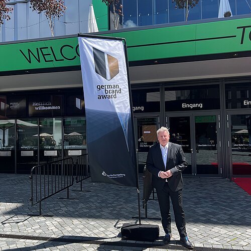 Herr Cloer beim German Brand Award 2024