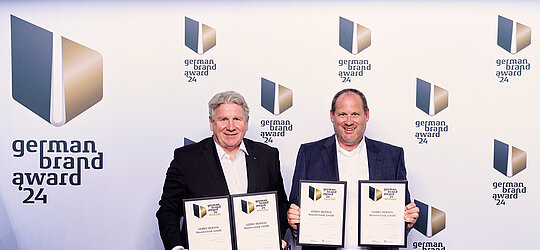 German Brand Award Gewinner Herr Cloer und Herr Welke