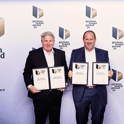 German Brand Award Gewinner Herr Cloer und Herr Welke