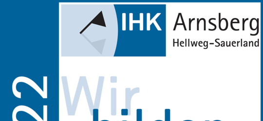 Logo anerkannter Ausbildungsbetrieb IHK 2022